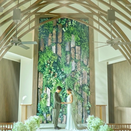 ラソールガーデン熊本：GW初日＼4月リニューアル／緑のチャペル×ビュッフェ体験*特典も