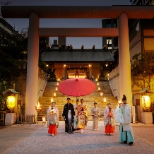 芝大神宮／クチュールナオコ銀座店:【1日1組限定◆11～2月限定の篝火挙式】48名参列可能＊衣裳27.5万円分+着付け含む！挙式のみプラン