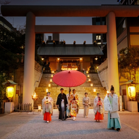 芝大神宮／クチュールナオコ銀座店：【11月～2月限定！】1日1組限定篝火挙式×神社婚相談会