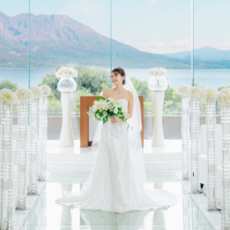 ART HOTEL KAGOSHIMA アートホテル鹿児島：絶景チャペル×155万豪華特典♪試食付き褒められ婚ALL体験