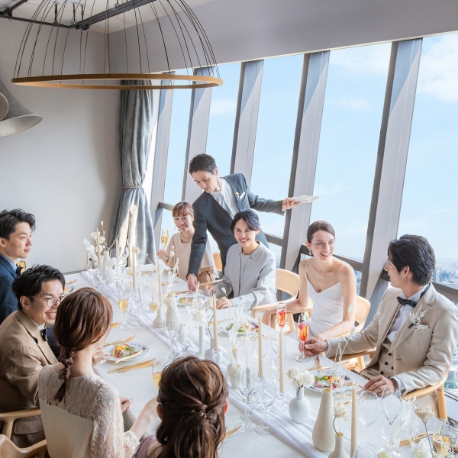 THE TOWER HOTEL NAGOYA（ザタワーホテルナゴヤ）：【10名59万～少人数】貸切◎専用会場×眺望チャペル×3万試食