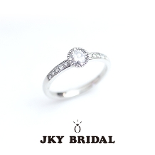 【JKY BRIDAL】 オリジナル エンゲージリング　メレーダイヤモンド