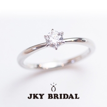 ジュエリー工房　ｙａｍａｍｏｔｏ:【JKY BRIDAL】 オリジナル エンゲージリング　ソリティア　ナロータイプ