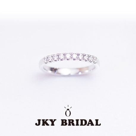 ジュエリー工房　ｙａｍａｍｏｔｏ:【JKY BRIDAL】 オリジナル エンゲージリング ハーフエタニティ
