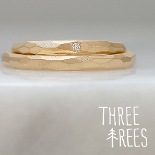THREE TREES 手作り結婚指輪　楽しみながら作った大切な指輪