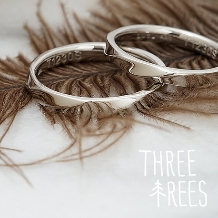 ＴＨＲＥＥ ＴＲＥＥＳ（スリーツリーズ）:愛する人に作ってもらった大切な指輪 THREE TREES 手作り結婚指輪