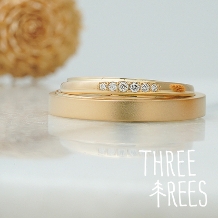 ＴＨＲＥＥ ＴＲＥＥＳ（スリーツリーズ）:細かいところも自分たちで決められる手作り結婚指輪
