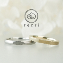 renri:フラットな造形が美しい、ミニマルデザインリング