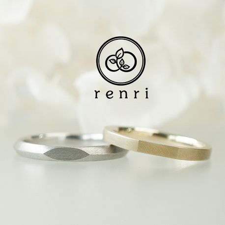 renri:フラットな造形が美しい、ミニマルデザインリング