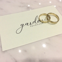 garden handmade（ガーデン ハンドメイド）:手作り結婚指輪