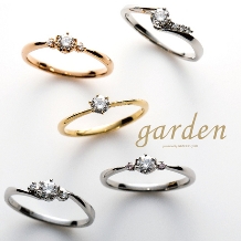 garden handmade（ガーデン ハンドメイド）:gardenオリジナル・Littele garden【10万円未満の婚約指輪】