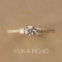 YUKA HOJO 婚約指輪（エンゲージリング） Comet　箒星
