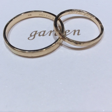 garden handmade（ガーデン ハンドメイド）:手作り結婚指輪