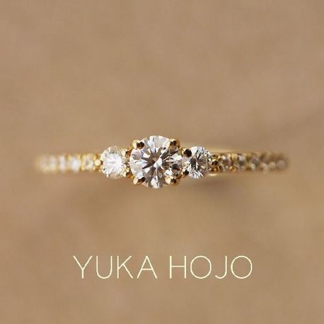 garden handmade（ガーデン ハンドメイド）:YUKA HOJO 婚約指輪（エンゲージリング） Comet　箒星