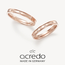 acredo Ginza（アクレード ギンザ）:指元をフェミニンに彩るレッドゴールドとダイヤモンドの煌めき