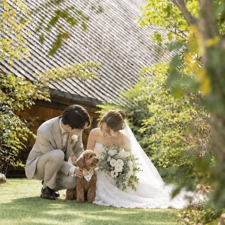 ＢｕｏｎＣｏｕｒａｇｅ（ボンクラージュ）：【愛犬と叶える結婚式】ガーデン付き貸切邸宅ツアー＆美食体験