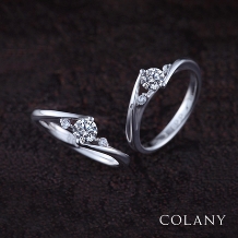 ブライダル専門店　ＫＩＯＲＩ　ＤＩＡＭＯＮＤ:生涯、毎日つけられる指輪【COLANY】エンゲージリング「フリージア」