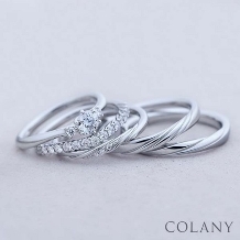 ブライダルリング専門店　輝織‐ＫＩＯＲＩ‐:毎日ずっと着けられる指輪【COLANY】マリッジリング「イルアール」