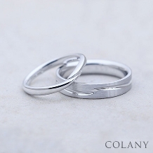 ブライダルリング専門店　輝織‐ＫＩＯＲＩ‐:生涯毎日つけられる指輪【COLANY】　マリッジリング「クレマチス」