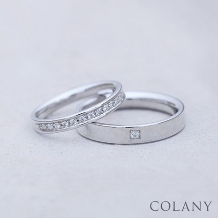 ブライダルリング専門店　輝織‐ＫＩＯＲＩ‐:安心して毎日着けられる指輪　COLANYマリッジリング「ユキツバキ」