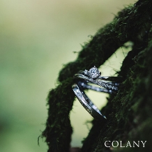 安心して毎日つけられる指輪　COLANY ３本セットリング「ピュア」