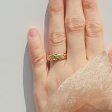 ブライダルリング専門店　輝織‐ＫＩＯＲＩ‐:【誰も真似の出来ない指輪】輝彫（KIBORI）マリッジリング　流水紋