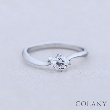 ブライダルリング専門店　輝織‐ＫＩＯＲＩ‐:安心して毎日つけられる指輪　COLANY　エンゲージリング「バラ」