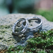 ブライダルリング専門店　輝織‐ＫＩＯＲＩ‐:安心して毎日つけられる指輪　COLANYマリッジリング「ジンチョウゲ」