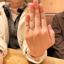 ブライダルリング専門店　輝織‐ＫＩＯＲＩ‐:彼女を笑顔にする輝き「ウィリアム-レニー ダイヤモンド」羽白星