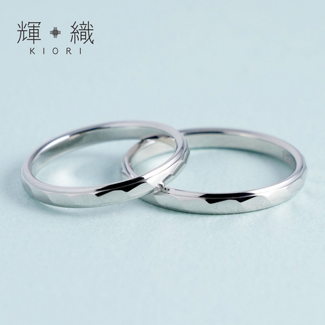 ブライダルリング専門店　輝織‐ＫＩＯＲＩ‐:ペア感を大切にしたいお二人に【輝織】オリジナルプラチナ950マリッジリング