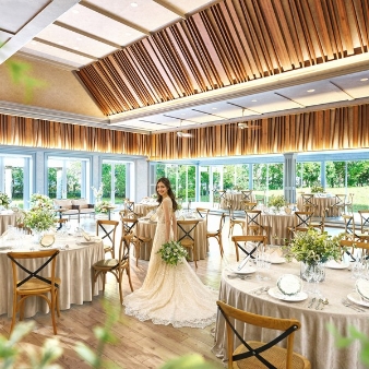 結婚式場：【新会場完成★】最大180万円優待！空海緑を体験×豪華試食