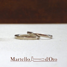 Ｍａｒｔｅｌｌｏ　ｄ’Ｏｒｏ　（マルテロドーロ）:《ふたりの手作り結婚指輪》手作りの指輪は世界に１つ。