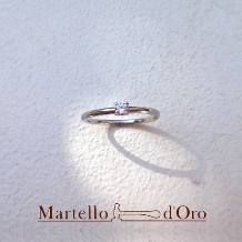 《手作り婚約指輪に想いを乗せて》手作りの指輪は何より特別です。