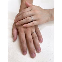 《ふたりの手作り結婚指輪》K18YG＆ダイヤモンド15ピース／K18WG
