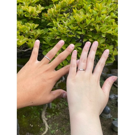 Ｍａｒｔｅｌｌｏ　ｄ’Ｏｒｏ　（マルテロドーロ）:《ふたりの手作り結婚指輪》 Pt900／Pt900