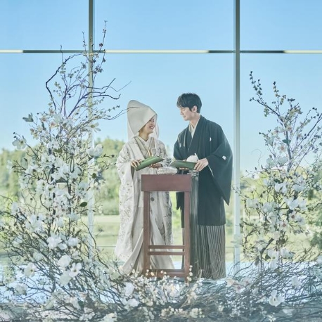 The 迎賓館 偕楽園 別邸：【憧れの和婚が叶う★】四季を感じる偕楽園_別邸和婚×絶品試食