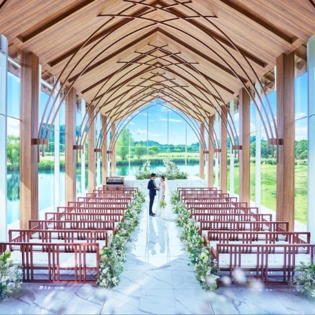 The 迎賓館 偕楽園 別邸：光が包む上質チャペル×ミシュランコース試食*来館5万ギフト