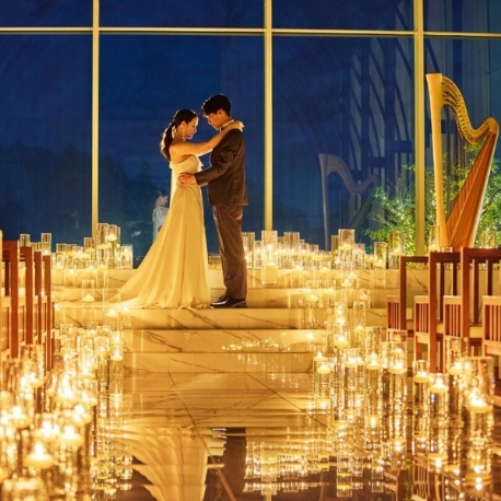 The 迎賓館 偕楽園 別邸：【NEWチャペル*感動の挙式体験】試食×新作衣装優待♪