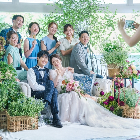 ＭＡＲＩＮＥ ＴＯＷＥＲ ＷＥＤＤＩＮＧ：【ゲスト満足度UP】空海緑溢れる空間×絶景チャペル演出×試食付