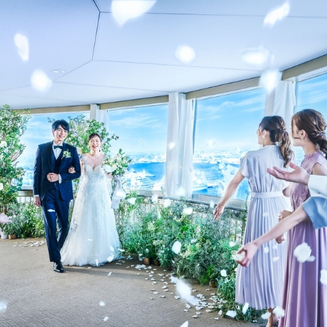 ＭＡＲＩＮＥ ＴＯＷＥＲ ＷＥＤＤＩＮＧ：＜SP企画*＞地上100m絶景チャペル体験◆無料試食&ドレス特典付き