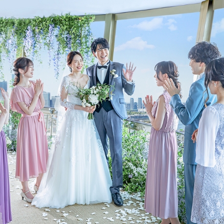 ＭＡＲＩＮＥ ＴＯＷＥＲ ＷＥＤＤＩＮＧ：月1BIG◆最大150万優待*ギフト5千進呈×厳選国産牛&三浦野菜試食