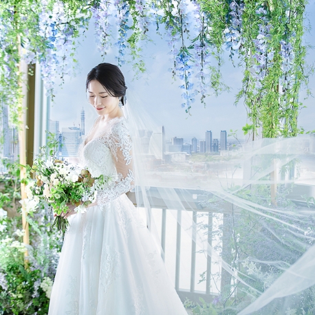 ＭＡＲＩＮＥ ＴＯＷＥＲ ＷＥＤＤＩＮＧ：連休限定＼地上100m海見えチャペル＆演出体験／ハーフコース試食