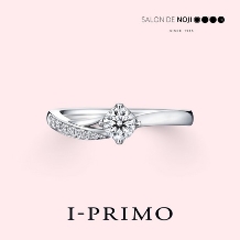 I-PRIMO　アシンメトリーなデザインの魅力も溢れるエンゲージリング