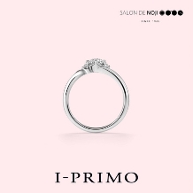 SALON DE NOJI:I-PRIMO 細身のアームがダイヤモンドを引き立てるエンゲージリング。