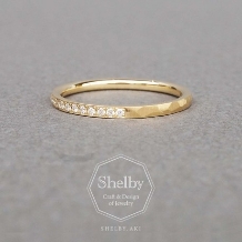 Ｓｈｅｌｂｙ　Ａｋｉ（シェルビー　アキ）の婚約指輪&結婚指輪