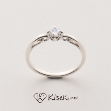 手作り指輪工房 Ki’seki bridal（キセキブライダル）:【セレクト婚約指輪】ダイヤが煌めくこだわりのプロポーズリング＊alume