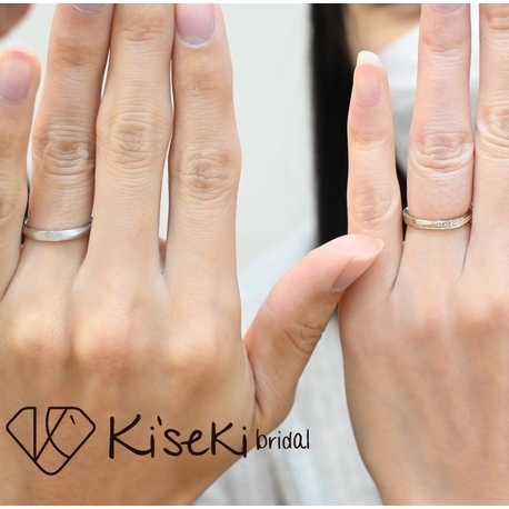 手作り指輪工房 Ki’seki bridal（キセキブライダル）:『当店人気No1デザイン』ふたりの心を繋ぐ【手作り結婚指輪】＊majyorica
