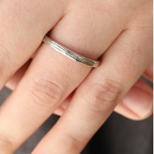 Ｓｔ．Ｍａｒｉａ:【レグナ】他の人とは違う、クラフトマンならではのデザイン。男女共に人気の結婚指輪