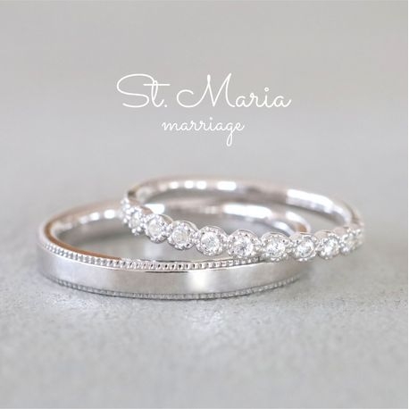 Ｓｔ．Ｍａｒｉａ:【グラノ・ディ・フィオーレ】アンティークを思わせる、繊細な華奢さと凝った作り