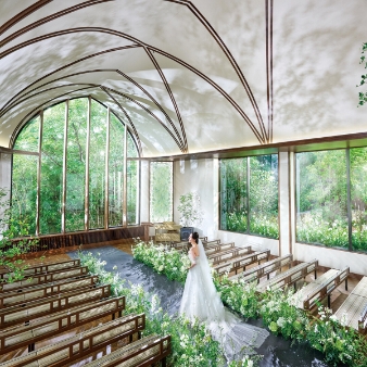 結婚式場：＼連休Amazon1万★190万還元&amp;宿泊8万／都心の森×絶景*13品試食